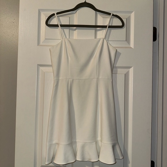 French Connection Size 8 White Dress (Graduation Dress) - Picture 1 of 3